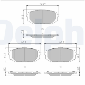 DISK PL. PREDNJA HYUNDAI TUCSON LONIQ KIA EV6 20+ delphi
