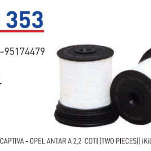 FILTER GORIVA OPEL/CHEVROLET 2.2CDTI SET 2 KOM wunder