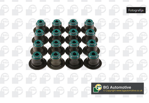 GUMICE VENTILA BMW E60 / F10 GARNITURA 16 KOM.