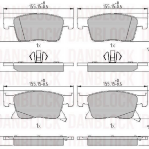 DISK PL. PR. OPEL ASTRA K B16 1.6CDTI 15G. danblock