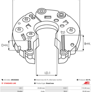 DIODNA PLOCA MITSUBISHI RM-245HD