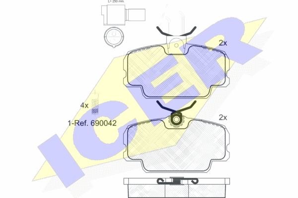 DISK PL. BMW 3 E30/MERCEDES 190 W201 82-93