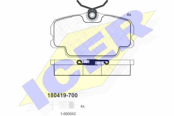 DISK PL. BMW 3 E30 /MERCEDES 190 82-90
