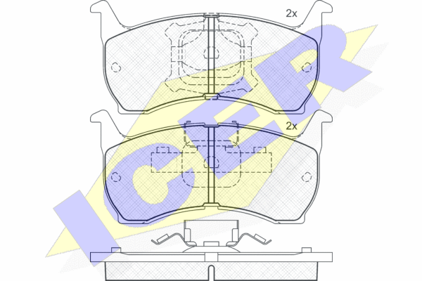 DISK PL. MAZDA 626 II