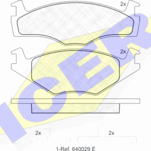 DISK PL. VW G-2/PASSAT/POLO TANJE 15.1MM