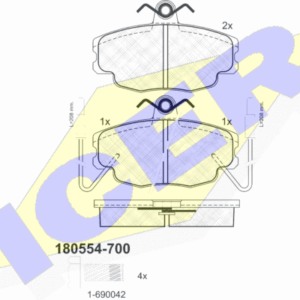DISK PL. PSA/RENAULT 309/11/19/CLIO I