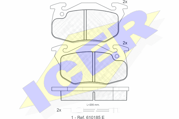 DISK PL. PSA SAXO/106/CLIO/19