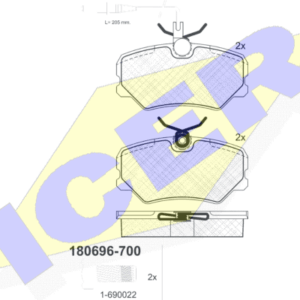 180696-700.png DISK PL. PSA PEUGEOT 405 I/II 87-96