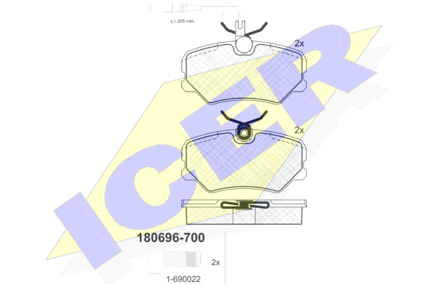 DISK PL. PSA PEUGEOT 405 I/II 87-96