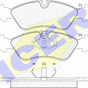 180758.png DISK PL. OPEL ASTRA F/VECTRA A/B/OMEGA A