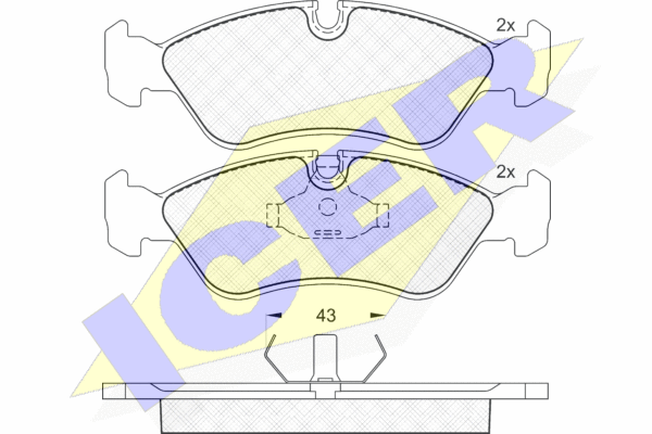 DISK PL. OPEL ASTRA F/VECTRA A/B/OMEGA A