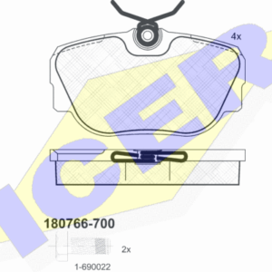 DISK PL. BMW 3 E30  83-93