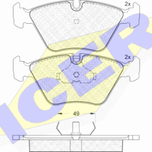 DISK PL. BMW E34/E363 SERIJE 3/5/7