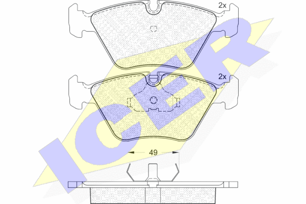 DISK PL. BMW E34/E363 SERIJE 3/5/7