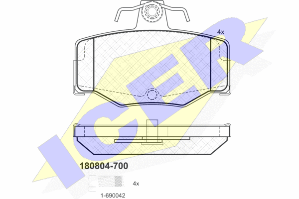 DISK PL. ZADNJE LAGUNA 1 NISSAN ALMERA/PRIMERA 96+