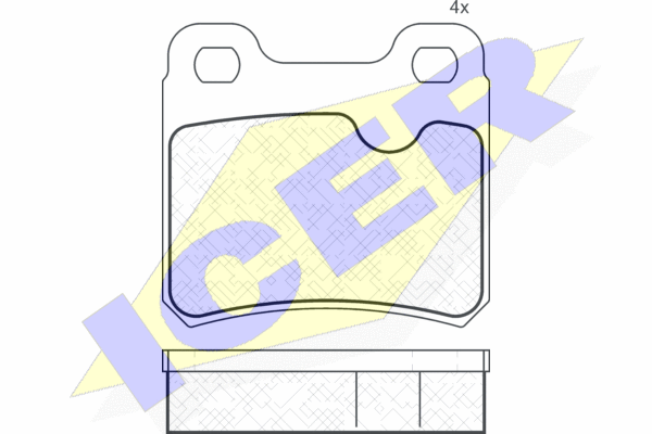 DISK PL. ZAD. OPEL ASTRA F/VECTRA A