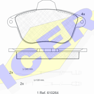 180857.png DISK PL. PSA PEUGEOT 605 6B 89-99