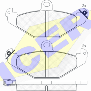 DISK PL. ZAD. RENAULT LAGUNA/SAFRANE