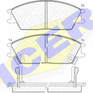 DISK PL. HYUNDAI ACCENT/GETZ/PONY