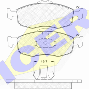 DISK PL. FORD MONDEO I /II/SCORPIO II