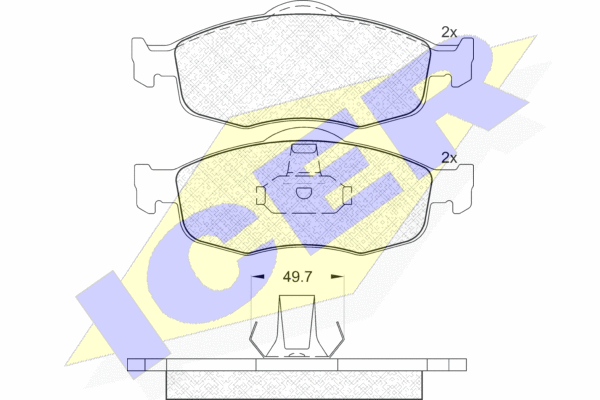 DISK PL. FORD MONDEO I /II/SCORPIO II