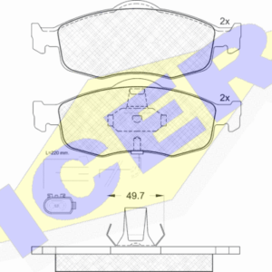 DISK PL. FORD MONDEO I/II/SCORPIO