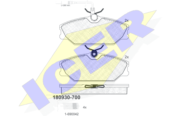DISK PL. RENAULT LAGUNA I/MEGANE I/SARANE