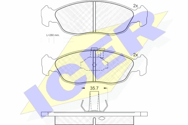 DISK PL. PSA 306/SAXO/XSARA/106