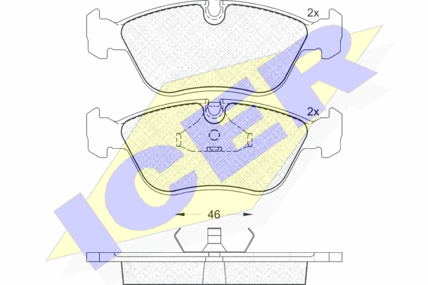 DISK PL. VOLVO S70 V70 KC70 97+