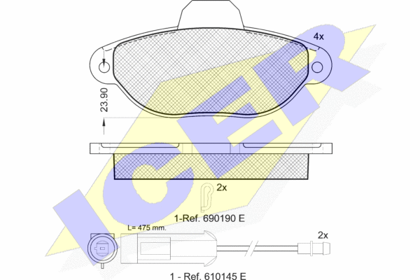 DISK PL. FIAT PUNTO/PANDA 1.1/1.2