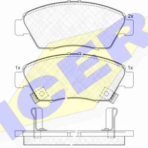 DISK PL. HONDA CIVIC V  95+