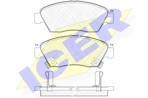 DISK PL. HONDA CIVIC V  95+