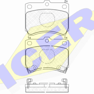 DISK PL. FORD FIESTA II/III 1.0