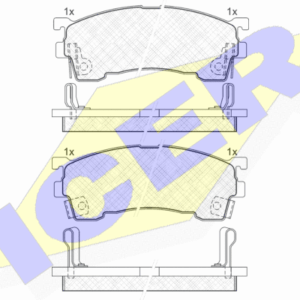 DISK PL. MAZDA 626 92-97