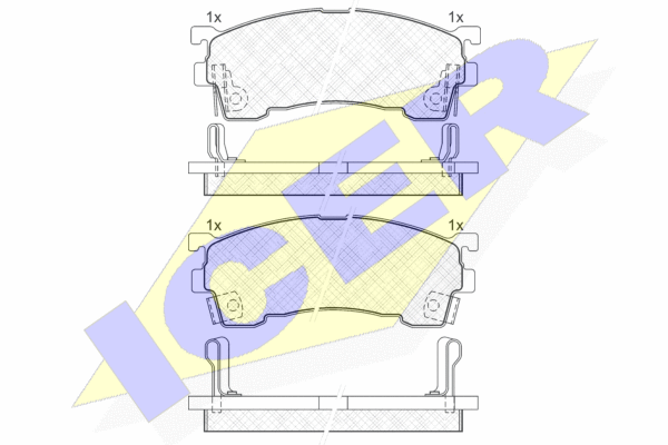 DISK PL. MAZDA 626 92-97