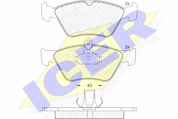 DISK PL. OPEL OMEGA B/VECTRA A 94-00