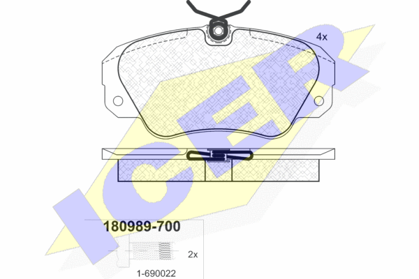 DISK PL. OPEL OMEGA A/B/SENATOR 87-03