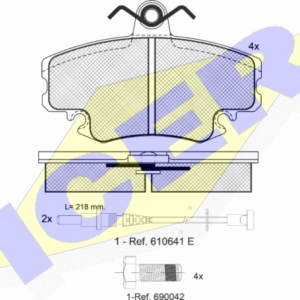 DISK PL. RENAULT 19/21/25/CLIO2/MEGANE1