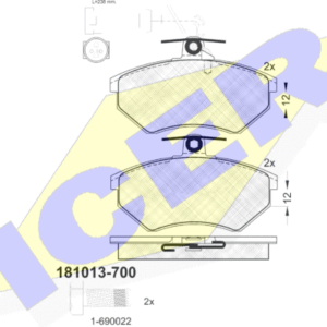 DISK PL. VW CORRADO 89-95