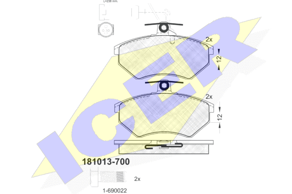 DISK PL. VW CORRADO 89-95
