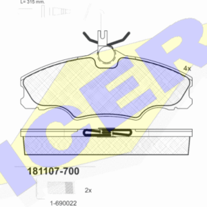 DISK PLOCICE PSA XSARA/406/PARTNER 2 icer