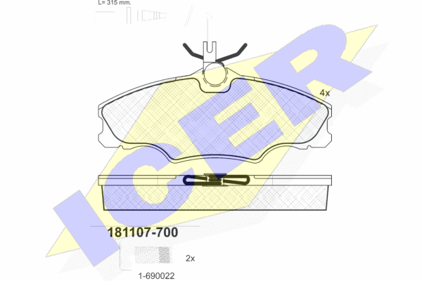 DISK PLOCICE PSA XSARA/406/PARTNER 2 icer