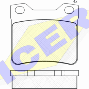DISK PLOCICE ZADNJE PEUGEOT 406 95-04 icer