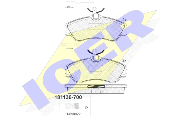 DISK PL. PSA XSARA/PARTNER/306/BERLINGO