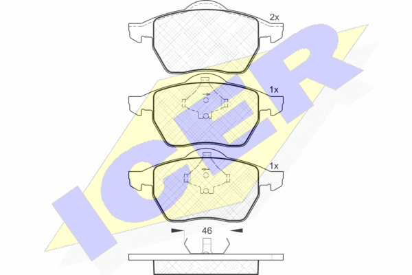 DISK PL. VW OCTAVIA/G3 96+