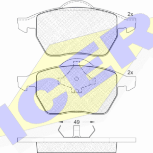 DISK PL. VW/FORD SHARAN/GALAXY 95-10