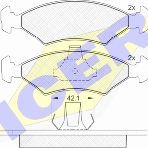 DISK PL. FORD FIESTA III/IV DO 02+