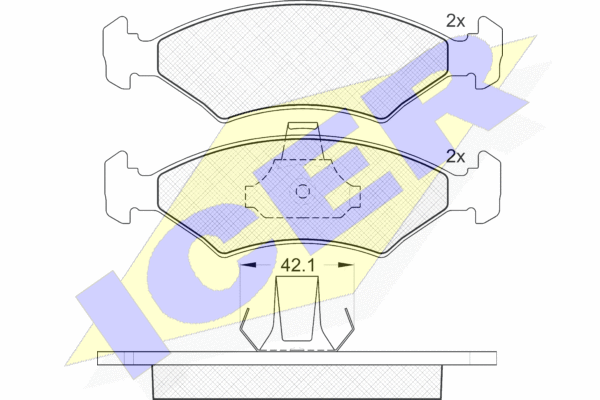 DISK PL. FORD FIESTA III/IV DO 02+