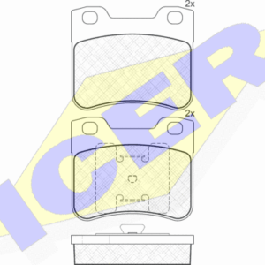 DISK PL. CITROEN SAXO 96-03