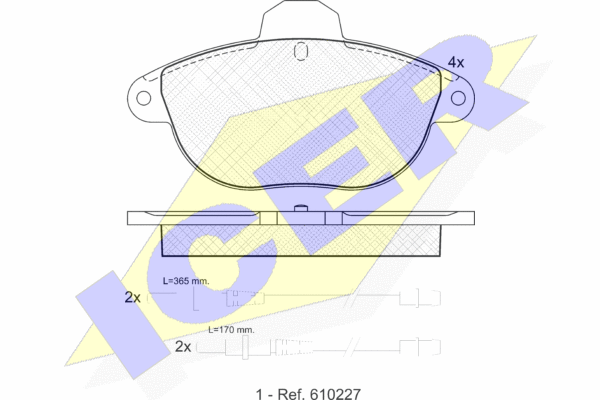 DISK PL. PSA CITROEN XANTIA 95-03